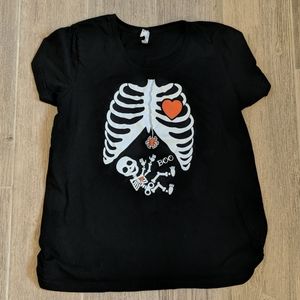 Halloween maternity shirt
